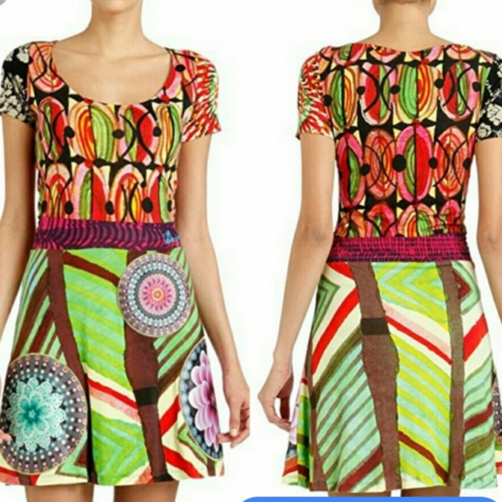 Desigual Floral Beaded Dress